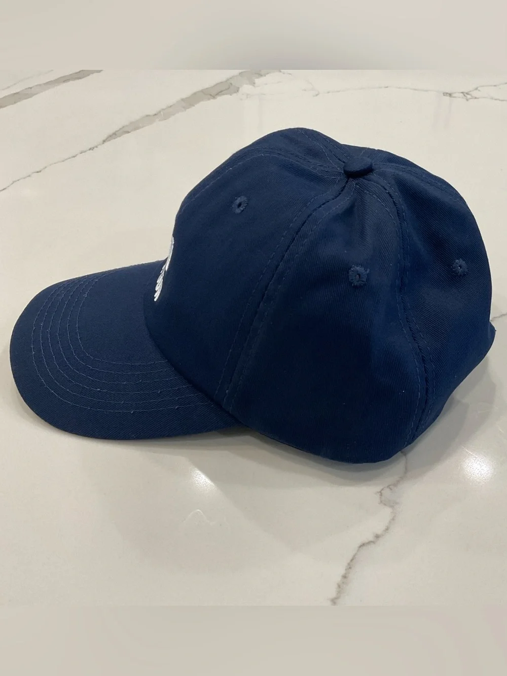 Cat Person Embroidered Navy Baseball Cap